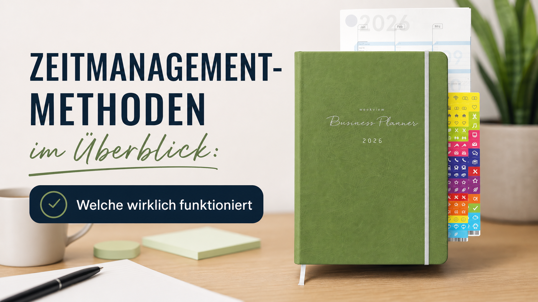 weekview vs. klassische Zeitmethoden: Warum die Woche der bessere Rahmen ist